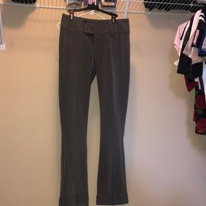 Cuffed gray dress pants 7x35